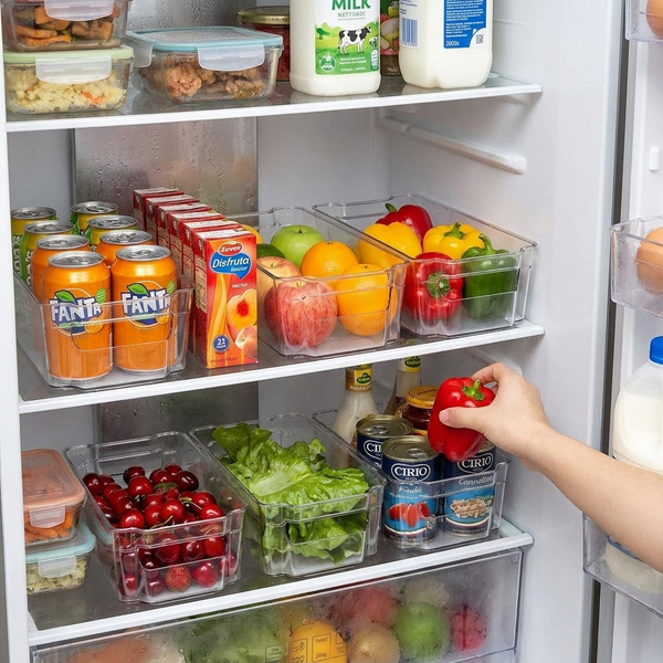 Refrigerator Organizer Bins 8-Pack