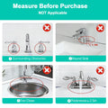 2-Pack Kitchen Sink Splash Guard, 31" and 23" Silicone Faucet Mat, Fast Draining Splash Guard for Kitchen, Bathroom, RV, Gray