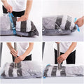 5 Pack Vacuum Storage Bags, Space Saver Bags Compression for Comforters and Blankets, Sealer Clothes Travel Packing Organizer