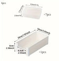 8Pcs Data Cable Storage Box, Cable, Phone Charger Organizer, Rotator, Desk Cable Management Box