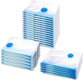 5 Pack Vacuum Storage Bags, Space Saver Bags Compression for Comforters and Blankets, Sealer Clothes Travel Packing Organizer