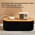 Cable Management Box Safe Cord Organizer Cable Holder Wire Storage Extension Hiders Concealer Tidy Desktop Management for Study