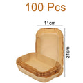 Large Disposable Air Fryer Paper Non-Stick Rectangle Airfryer Baking Liners Oilproof Oven Mat for Ninja Foodi Dualzone Basket