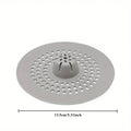 1Pc Silicone Drain Strainer Hair Catcher with Drain Holes Perfect for Bathroom or Kitchen Use Shower Drain Hair Catcher