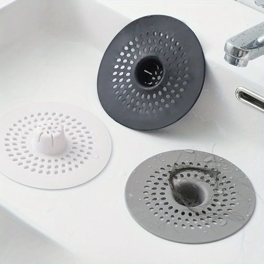 1Pc Silicone Drain Strainer Hair Catcher with Drain Holes Perfect for Bathroom or Kitchen Use Shower Drain Hair Catcher