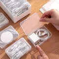 8Pcs Data Cable Storage Box, Cable, Phone Charger Organizer, Rotator, Desk Cable Management Box
