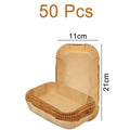 Large Disposable Air Fryer Paper Non-Stick Rectangle Airfryer Baking Liners Oilproof Oven Mat for Ninja Foodi Dualzone Basket