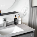 Glass Soap Dispenser Set, Contains Hand Soap and Dish Soap Dispenser(Black & White)