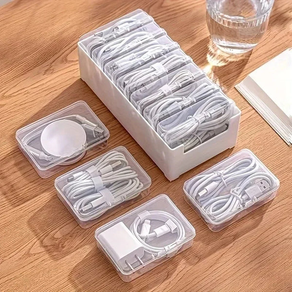 Cable Organizer Box 8-Pack