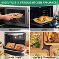 Large Disposable Air Fryer Paper Non-Stick Rectangle Airfryer Baking Liners Oilproof Oven Mat for Ninja Foodi Dualzone Basket