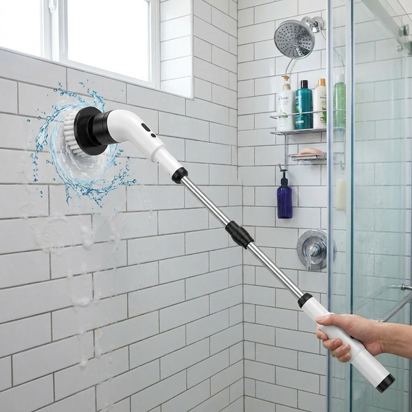 Cordless Power Scrubber with 9 Brush Heads